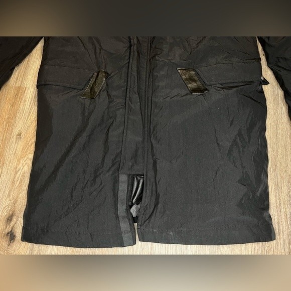 Slate & Stone Jay Hooded Full Zip Jacket Men’s Jacket Black Parka Small - Picture 4 of 13